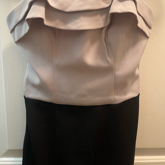 H&M Gray and Brown Strapless Sheath Cocktail Dress - Picture 3 of 7